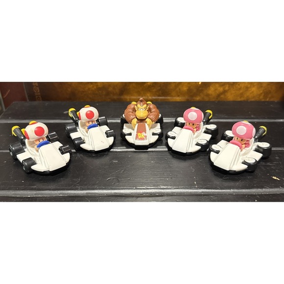 McDonald's Other - Super Mario Kart 2022 McDonalds Happy Meal Toys Lot of 5 Kong Toad Toadette